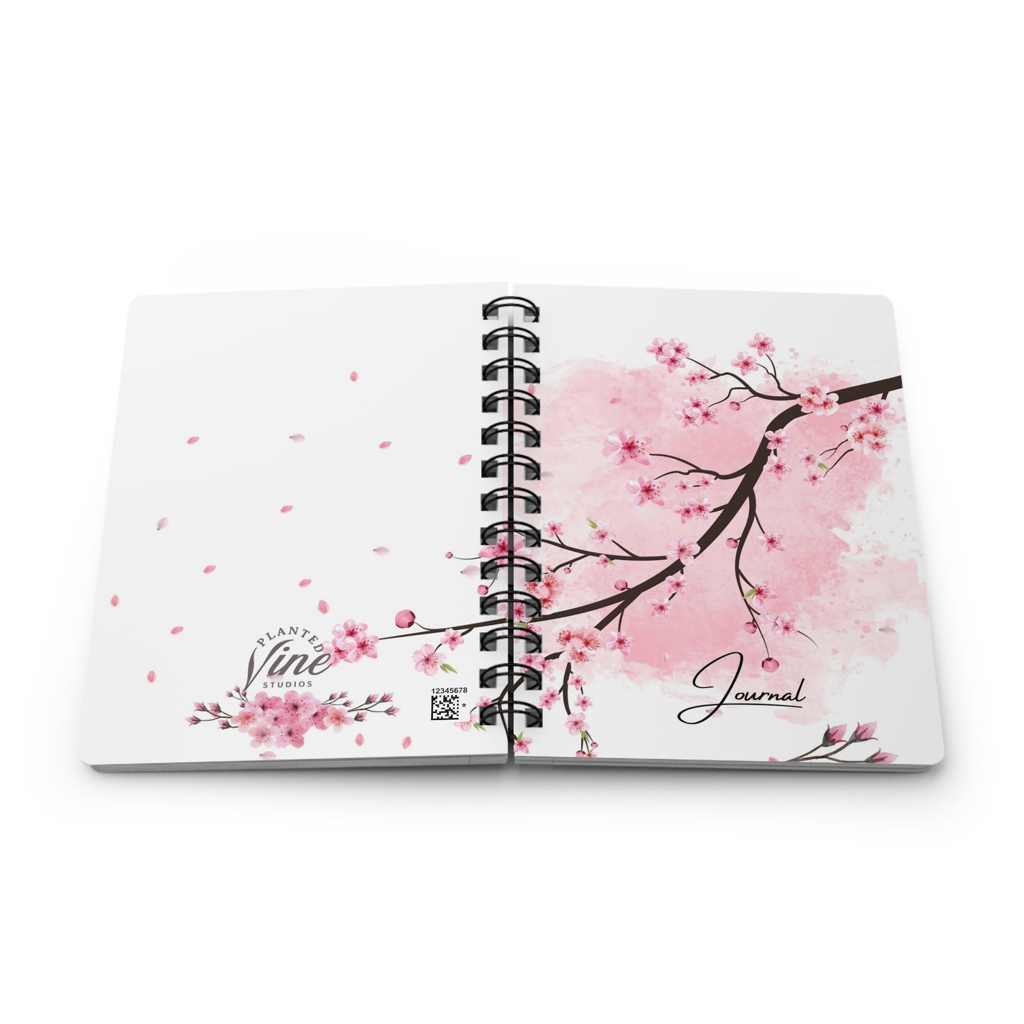 Cherry Blossom Tree Journal - Spiral Bound Journal/Notebook