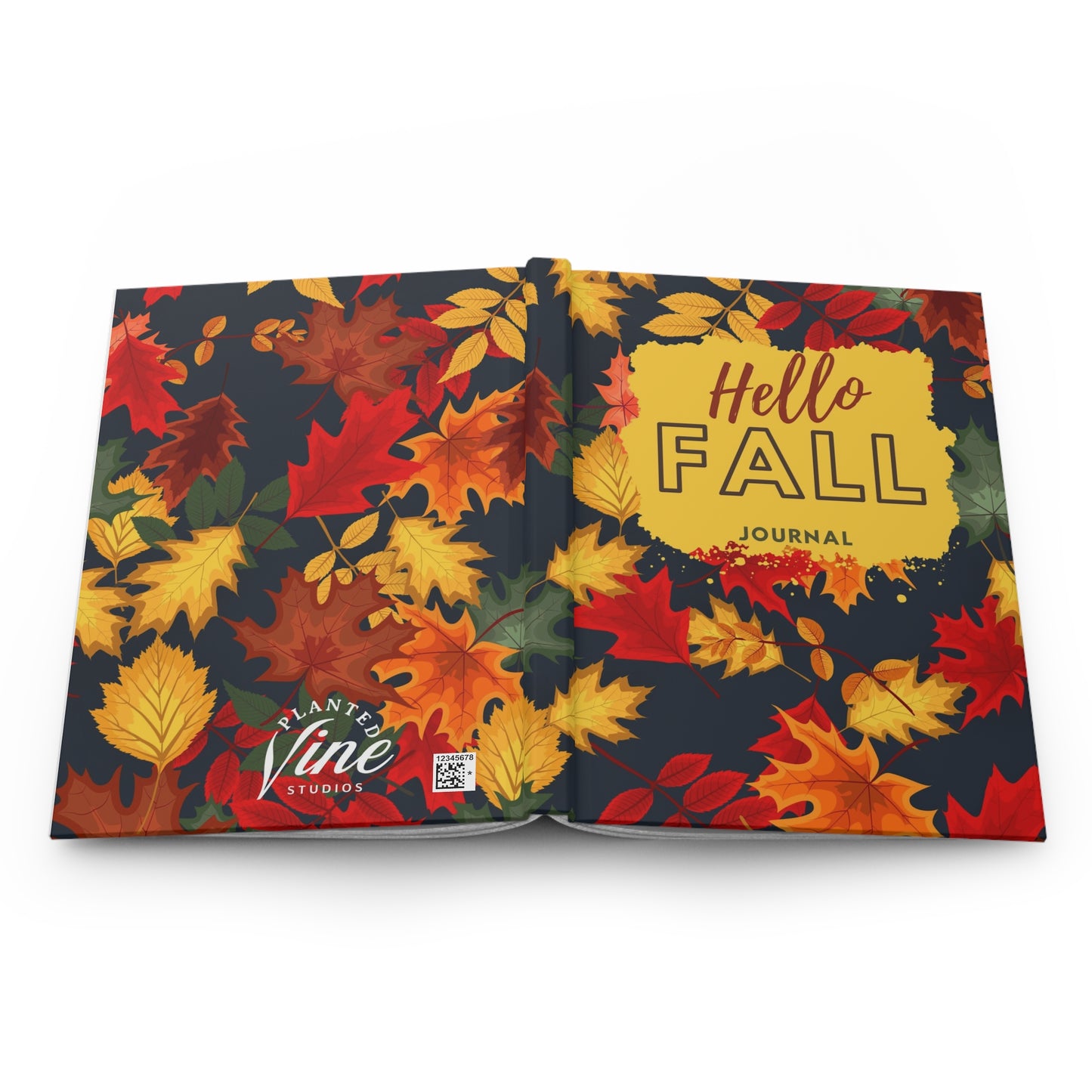 Hello Fall - Hardcover Journal Matte