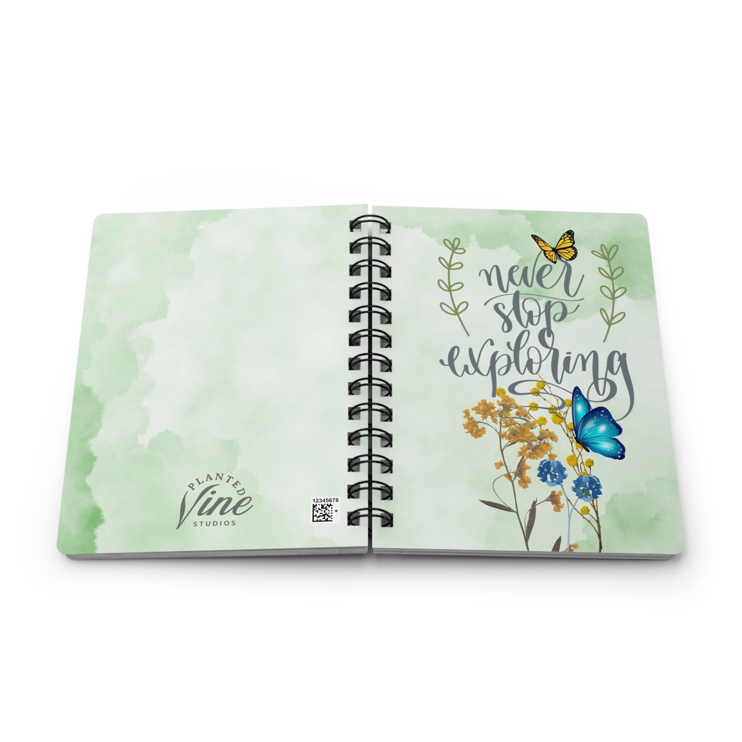 Never Stop Exploring - Spiral Bound Journal/Notebook