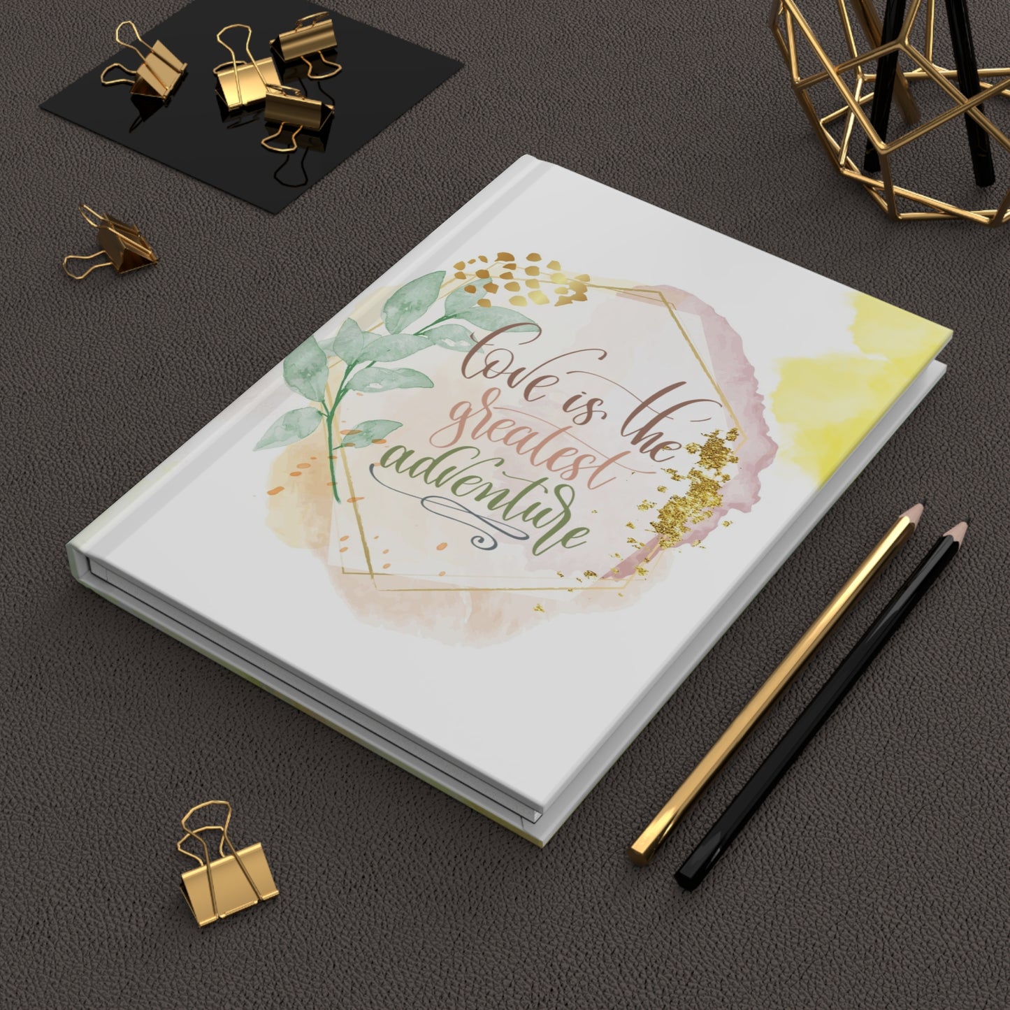 Love is the greatest adventure - Hardcover Journal Matte