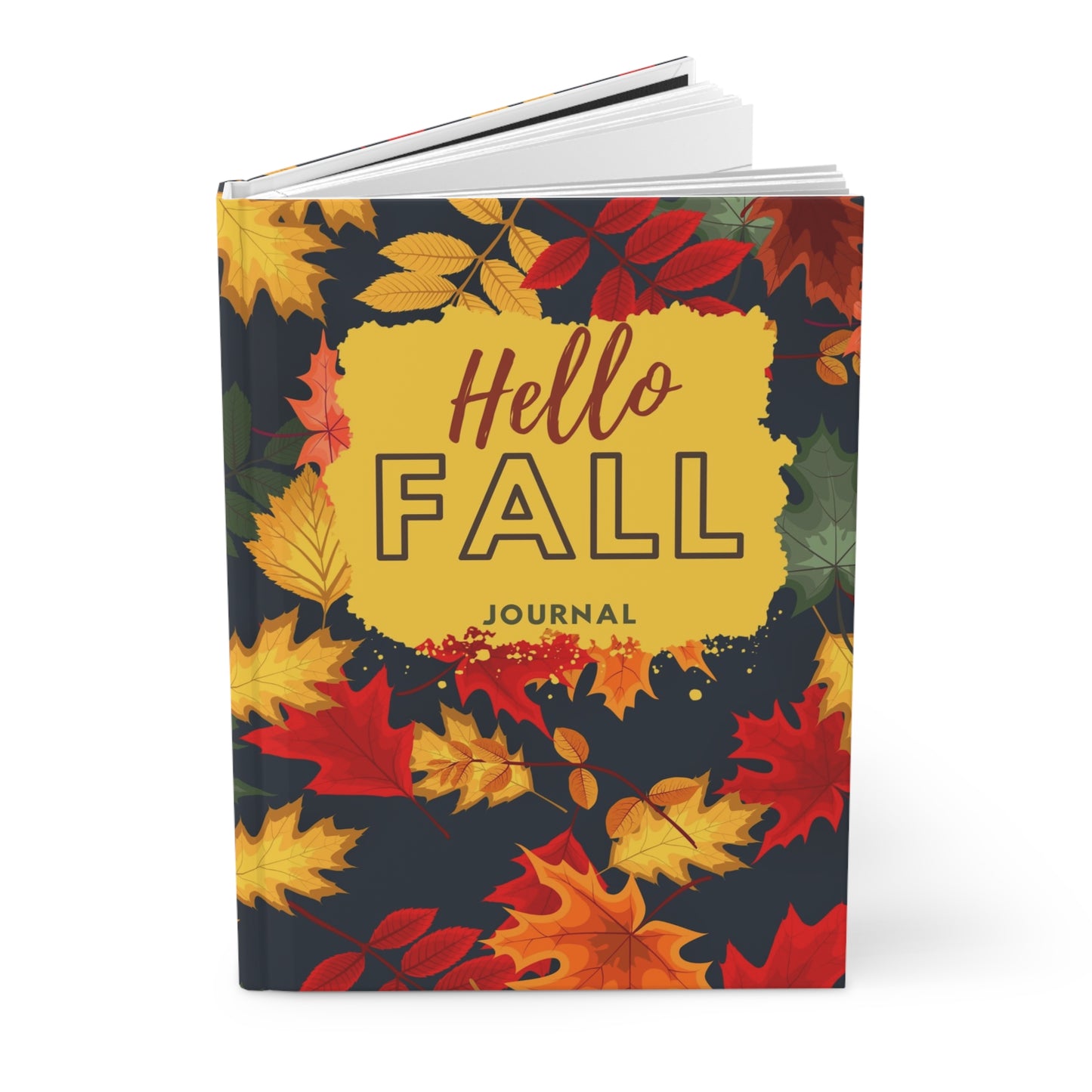Hello Fall - Hardcover Journal Matte