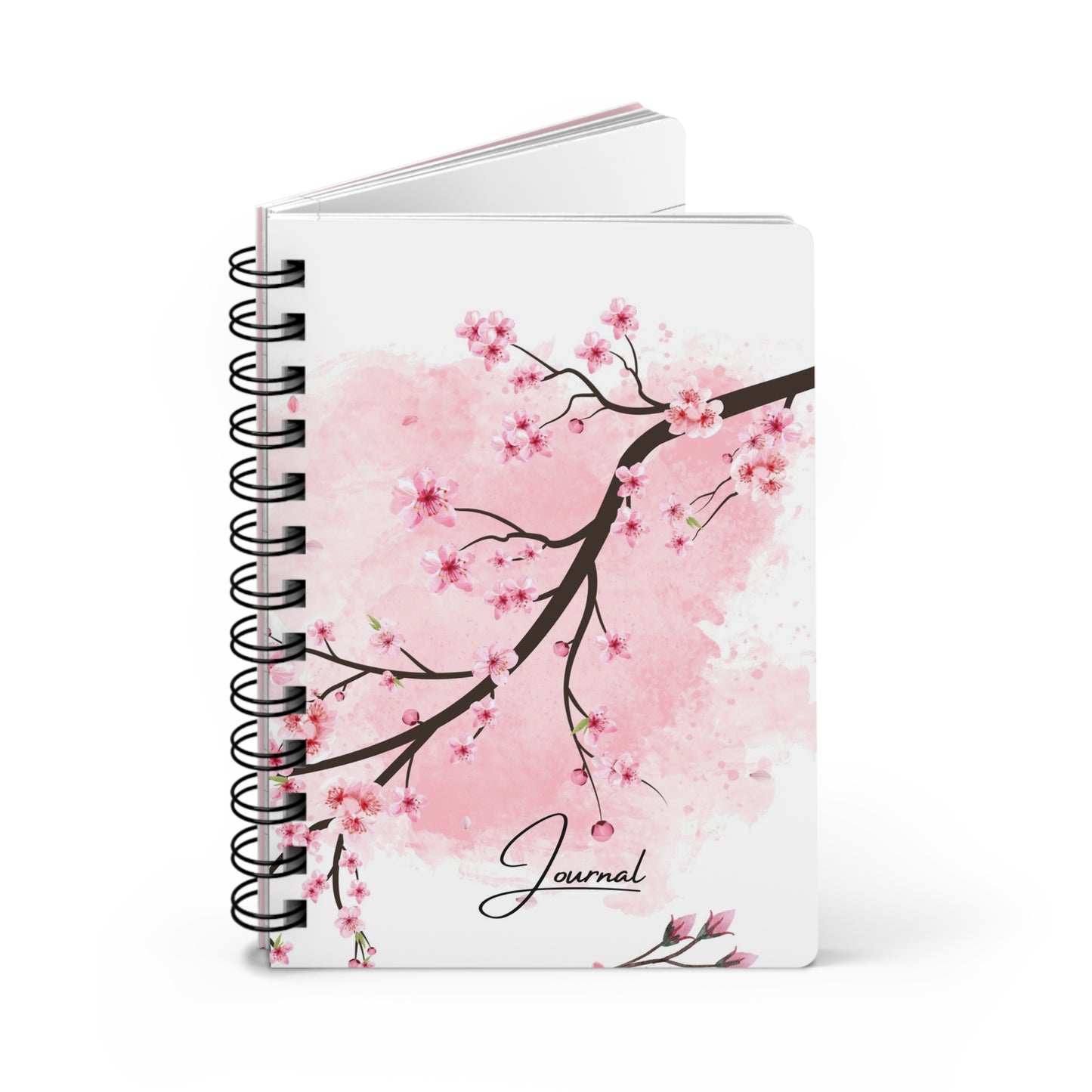 Cherry Blossom Tree Journal - Spiral Bound Journal/Notebook