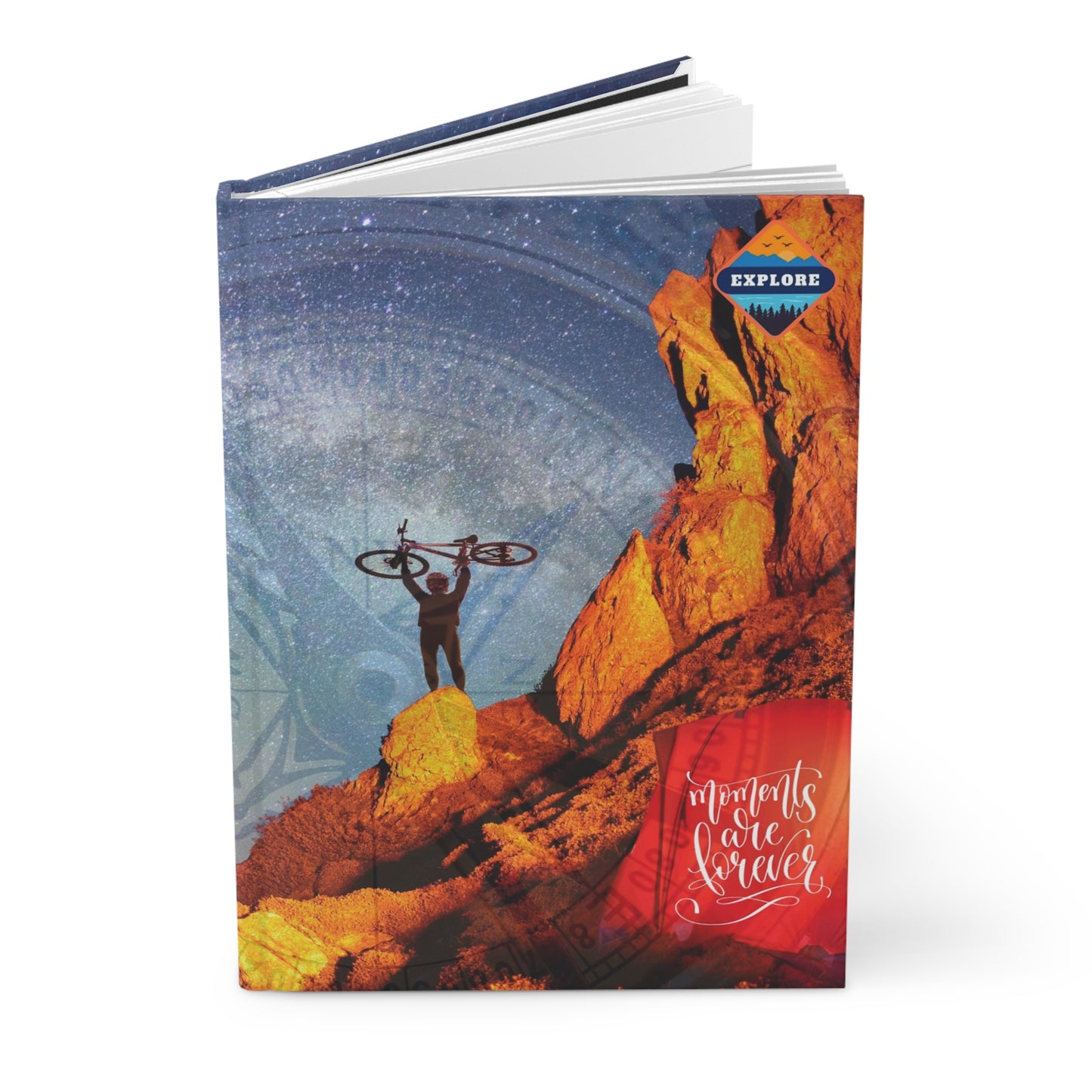 Moments are forever - Hardcover Journal Matte