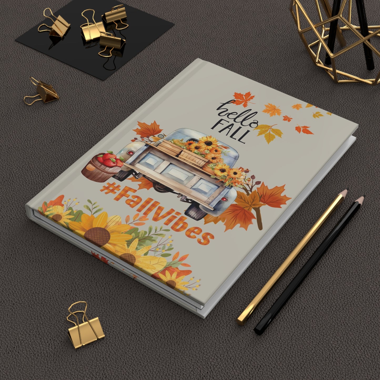 Fall Vibes - Hardcover Journal Matte