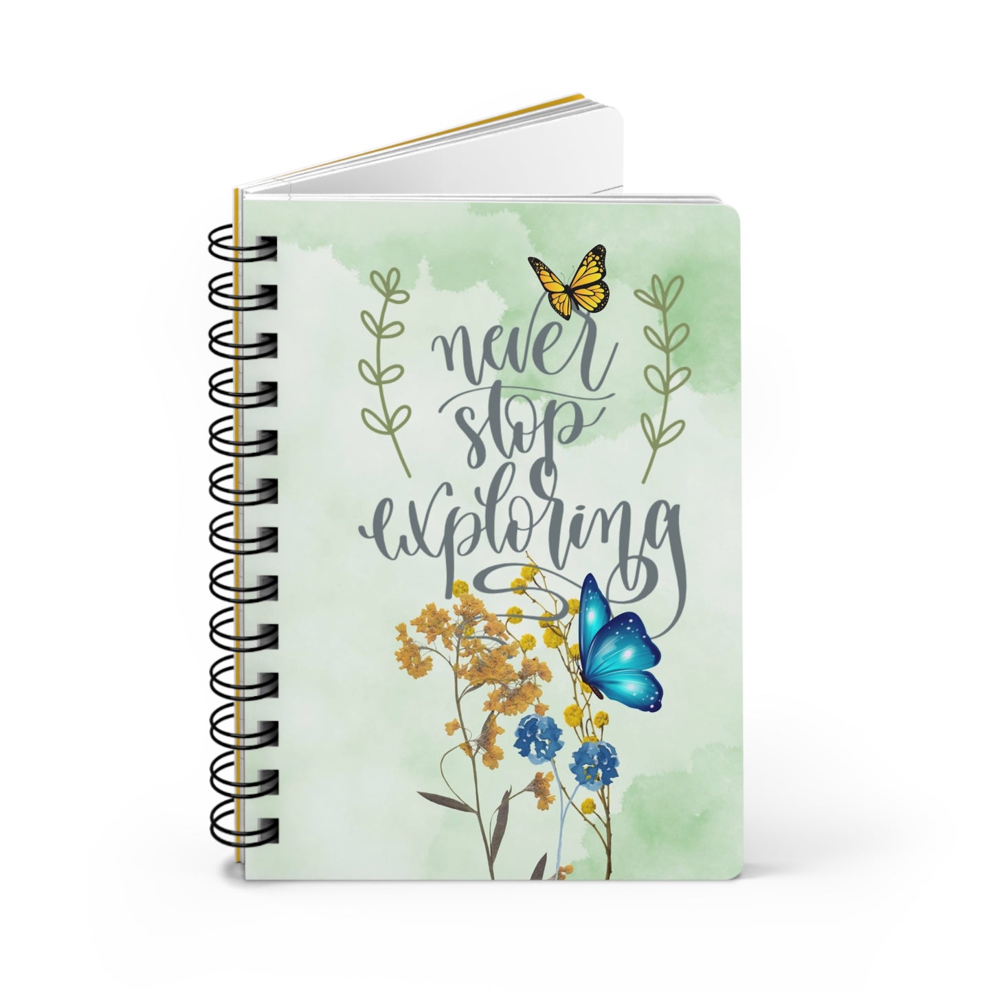 Never Stop Exploring - Spiral Bound Journal/Notebook