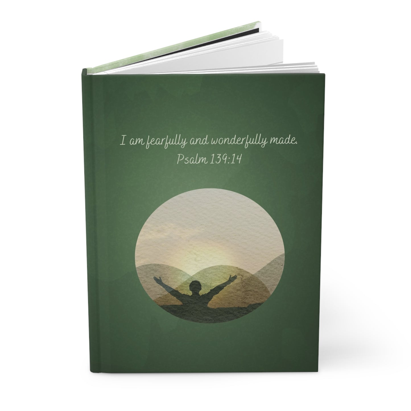 I am fearfully and wonderfully made - Hardcover Journal Matte
