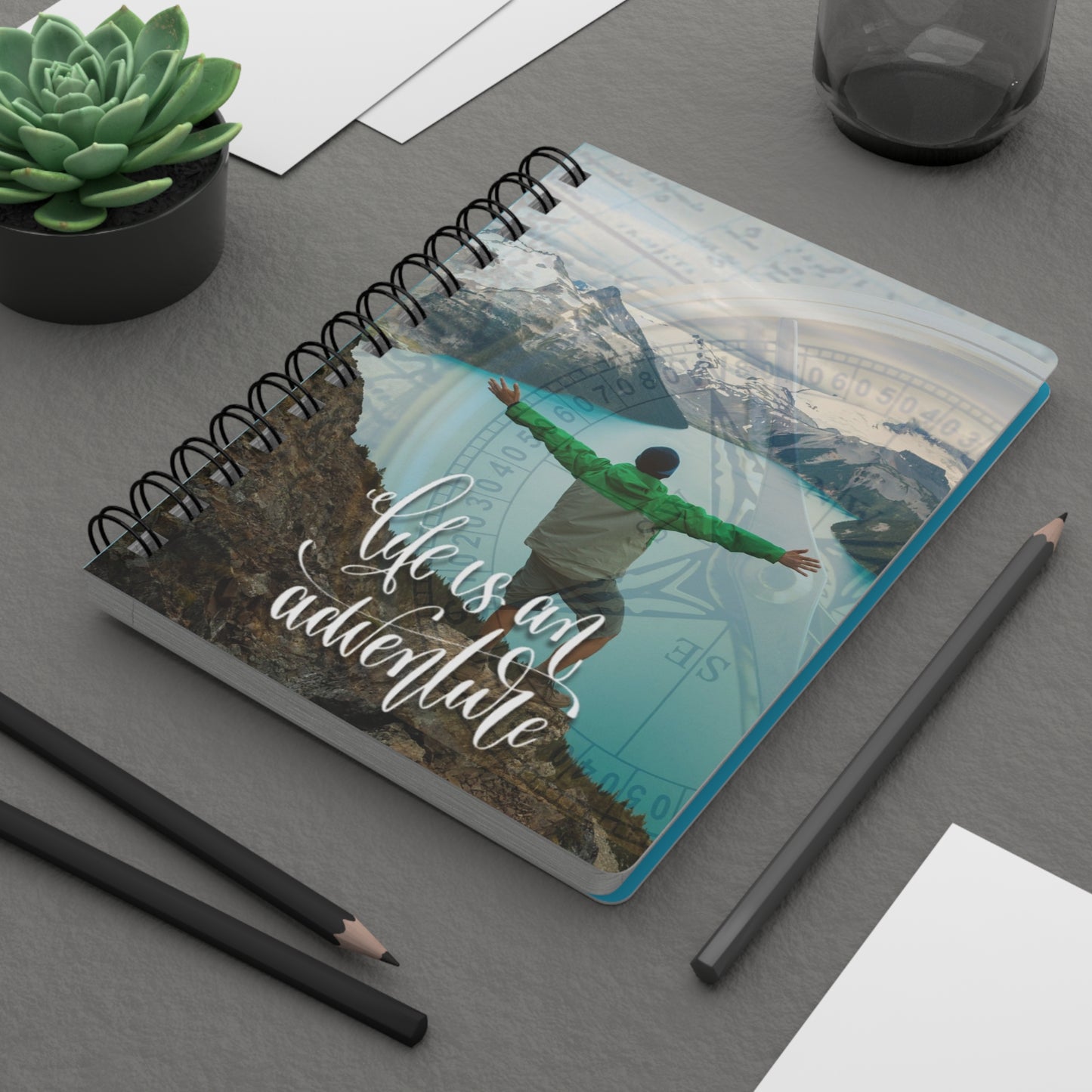 Life is an Adventure - Spiral Bound Journal/Notebook