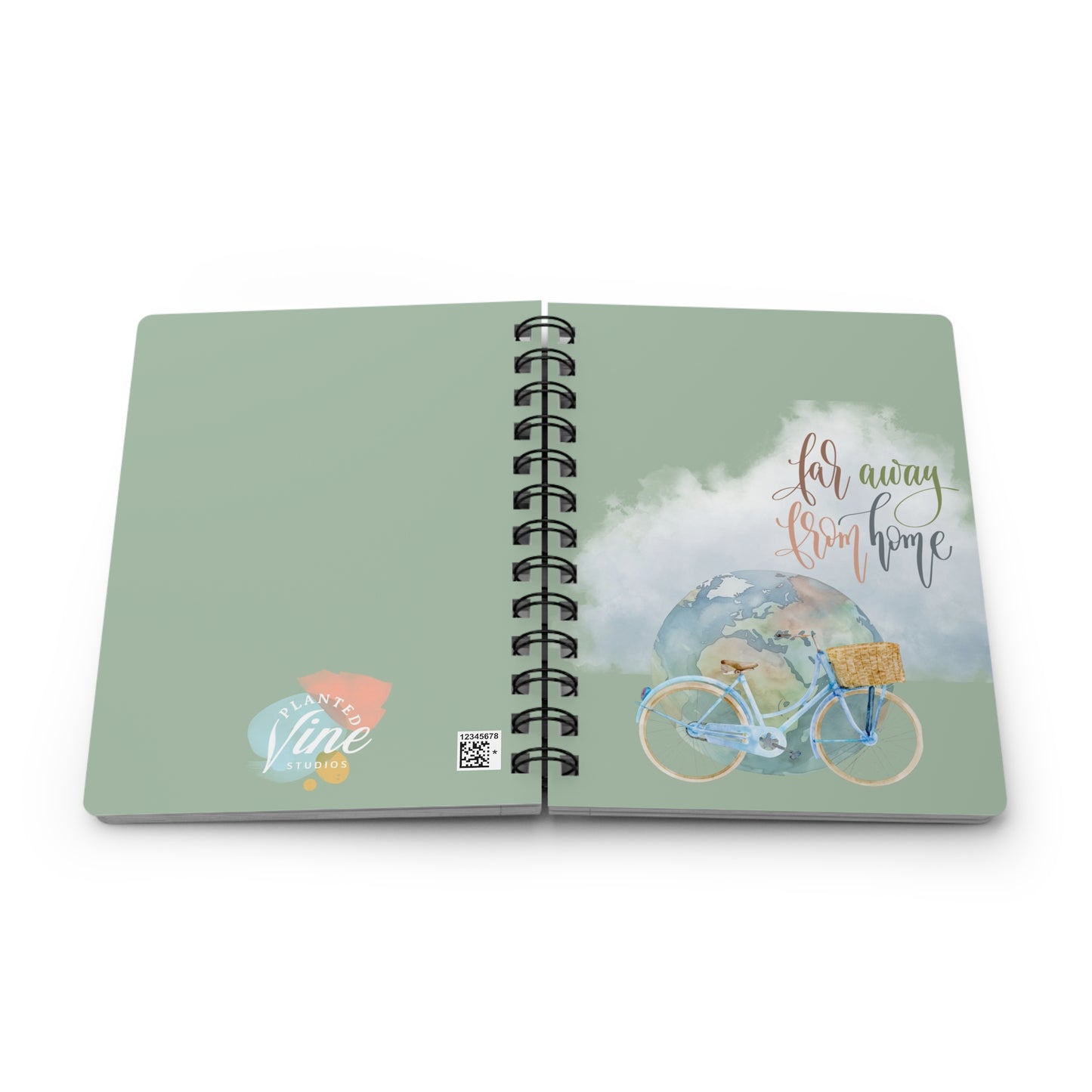 Far away from home travel journal - Spiral Bound Journal/Notebook