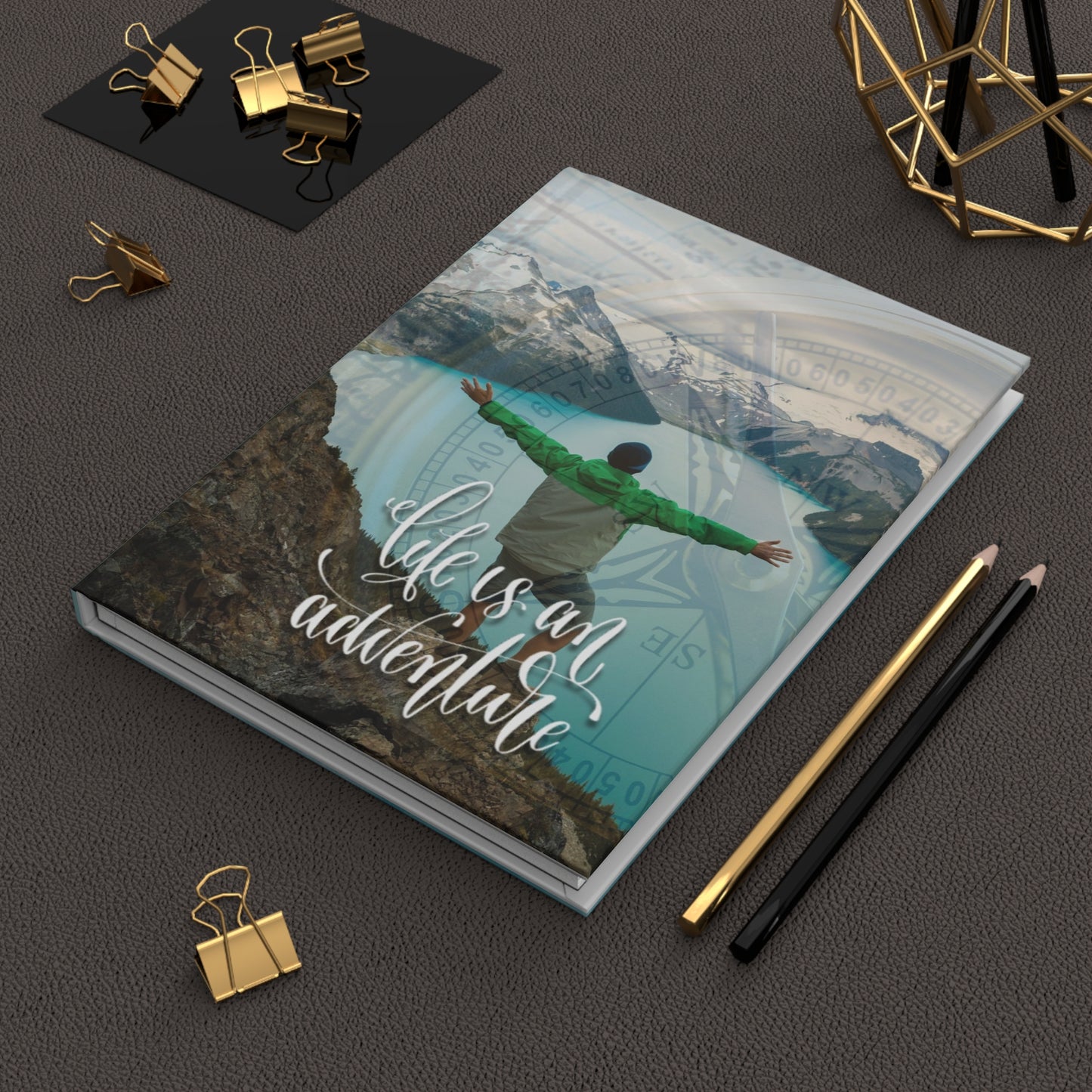 Life is an adventure - Hardcover Journal Matte