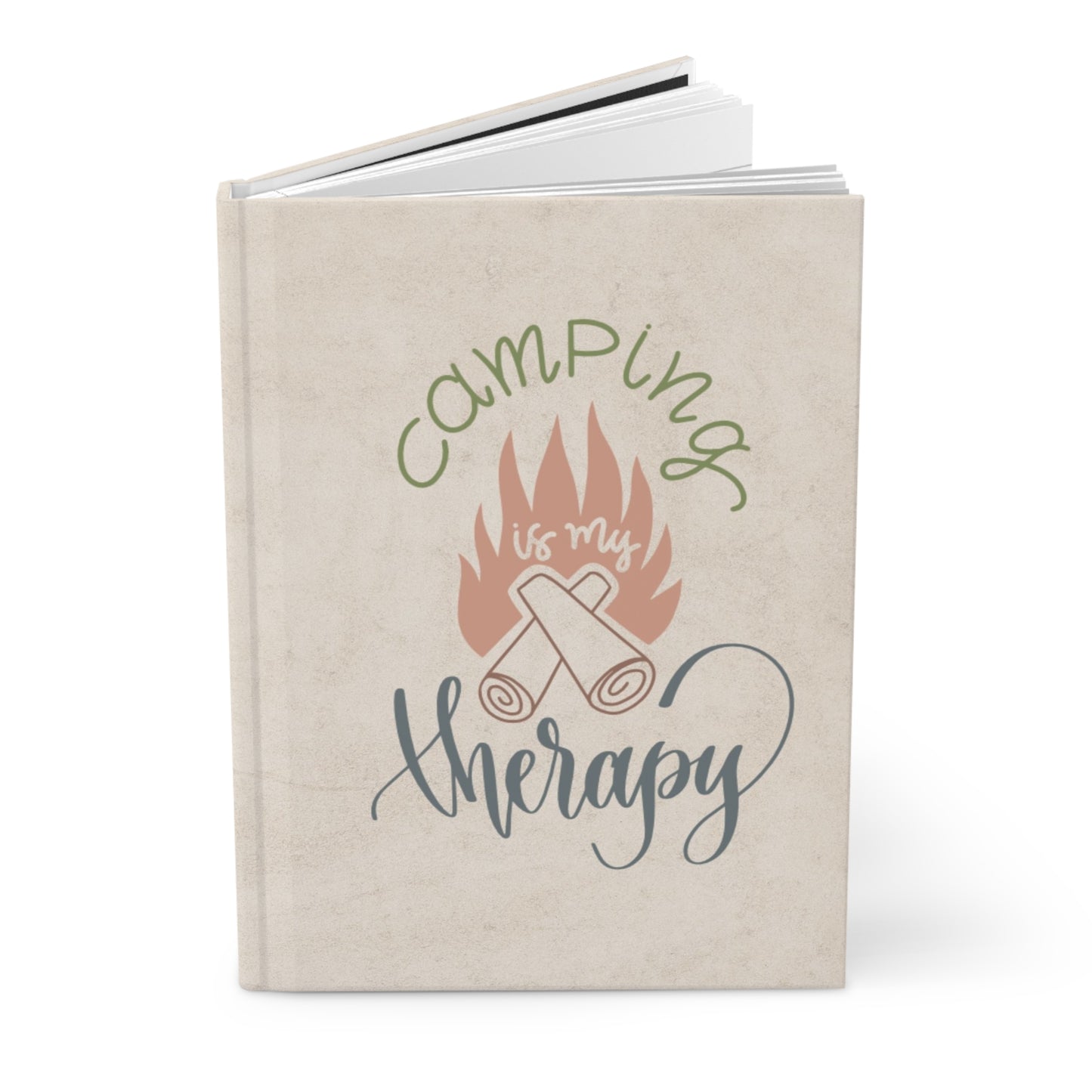 Camping is my Therapy - Hardcover Journal Matte