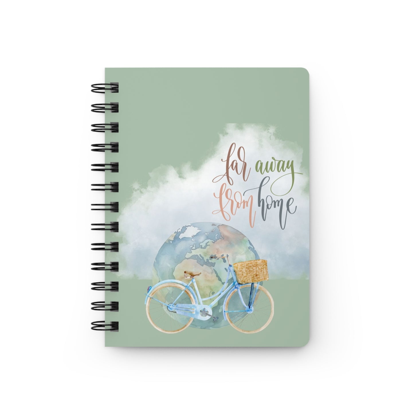 Far away from home travel journal - Spiral Bound Journal/Notebook