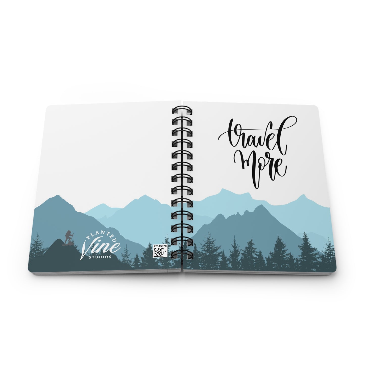 Travel More - Spiral Bound Journal/Notebook