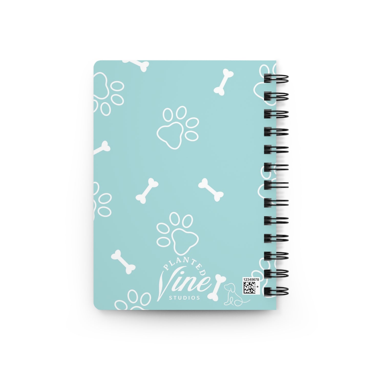 Dogs leave pawprints on our hearts - Spiral Bound Journal/Notebook