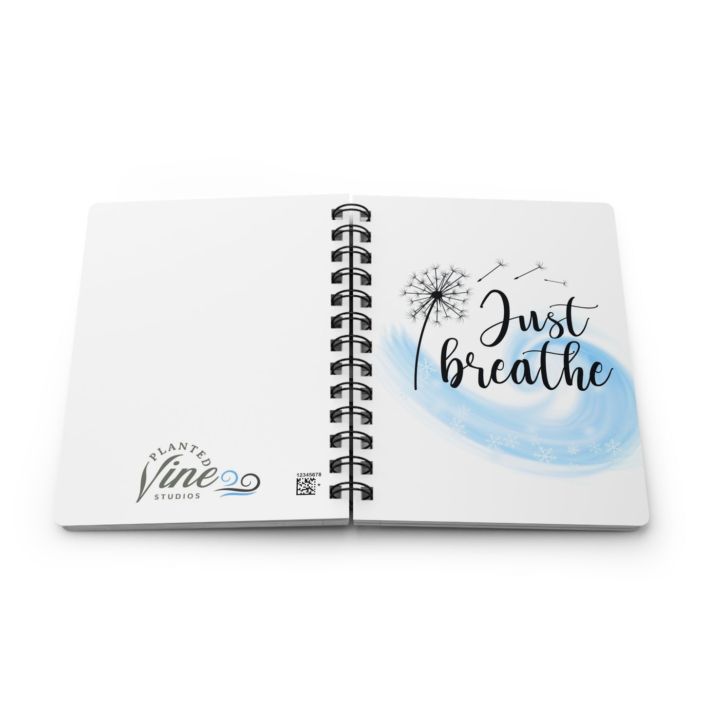 Just Breathe - Spiral Bound Journal/Notebook