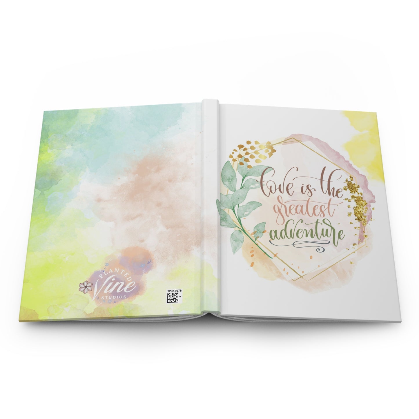 Love is the greatest adventure - Hardcover Journal Matte