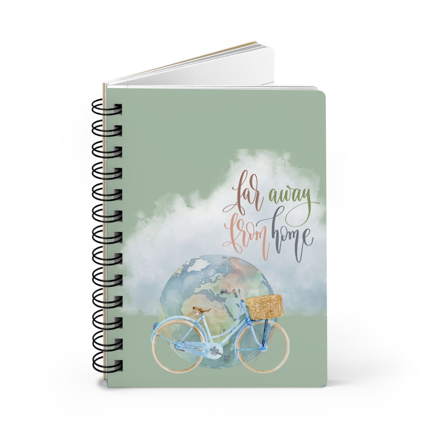 Far away from home travel journal - Spiral Bound Journal/Notebook