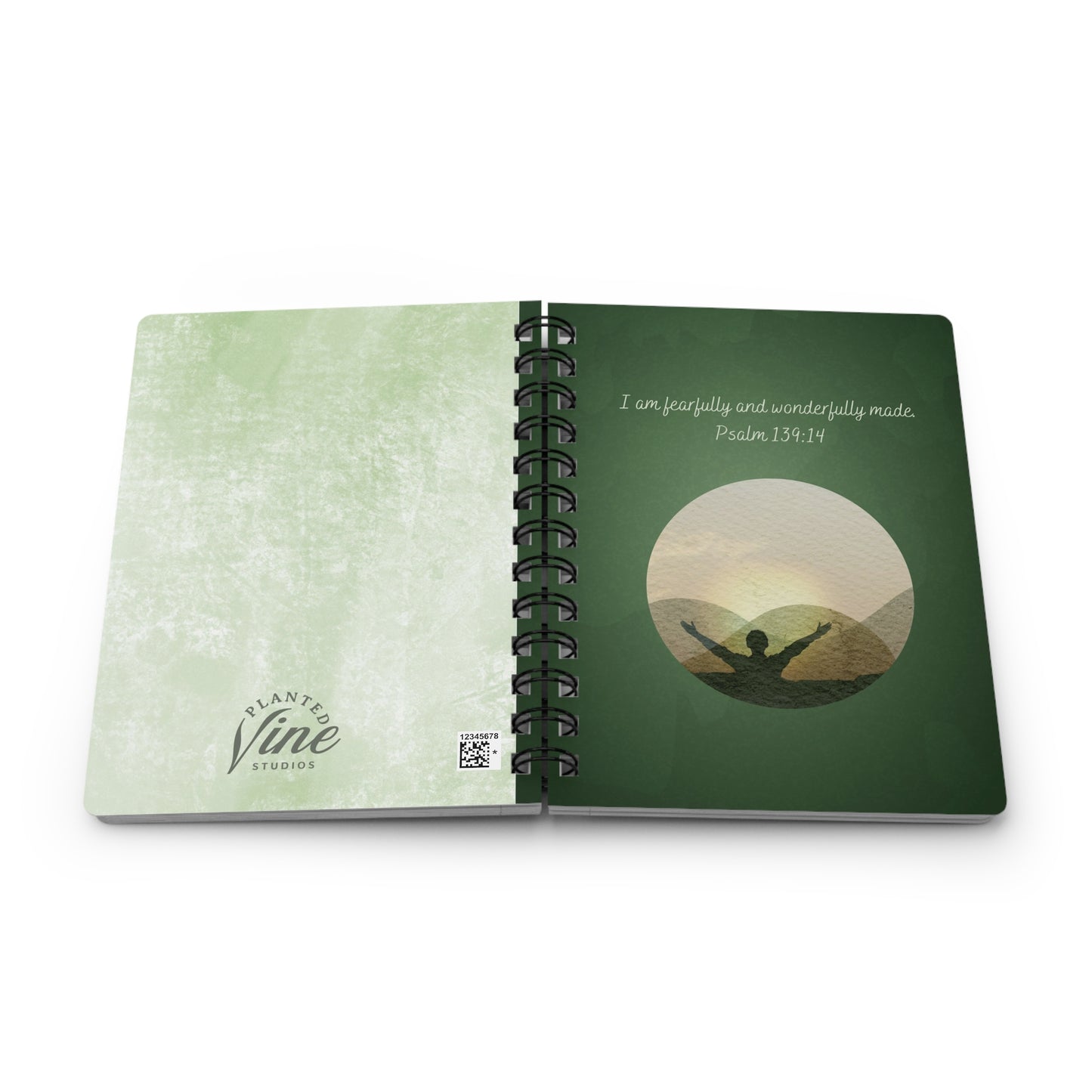 I am fearfully and wonderfully made - Spiral Bound Journal/Notebook