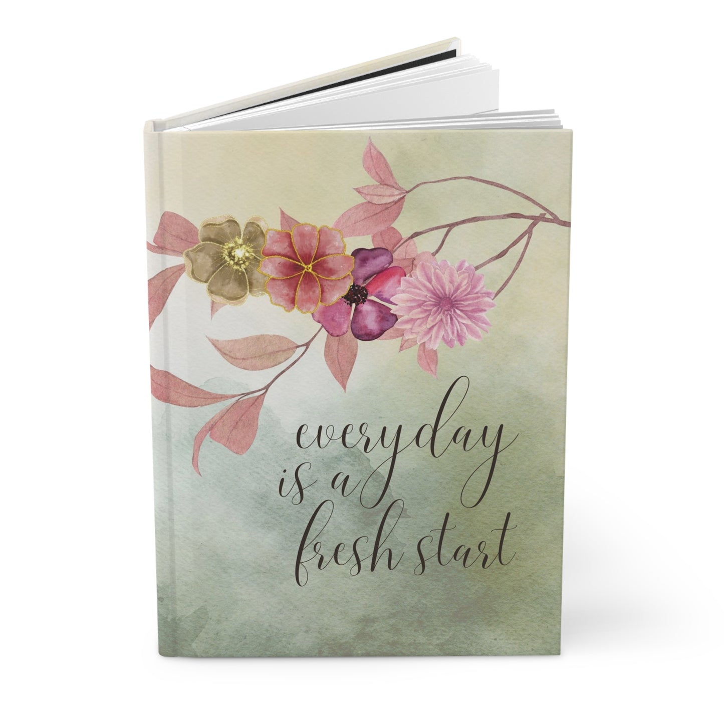 Every Day is a Fresh Start v2 - Hardcover Journal Matte