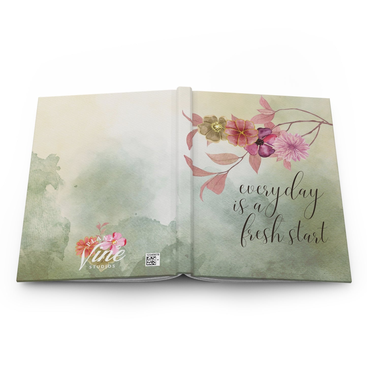 Every Day is a Fresh Start v2 - Hardcover Journal Matte