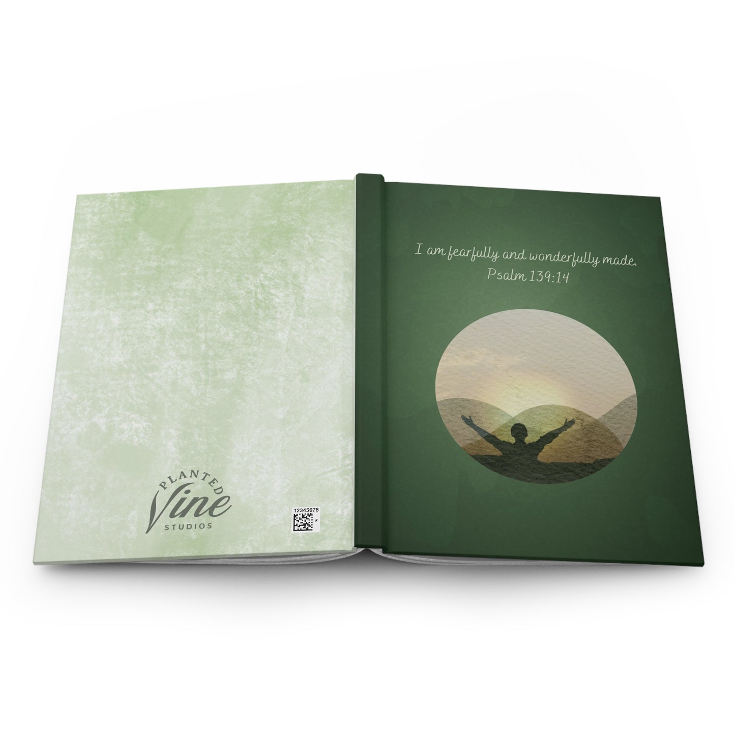 I am fearfully and wonderfully made - Hardcover Journal Matte