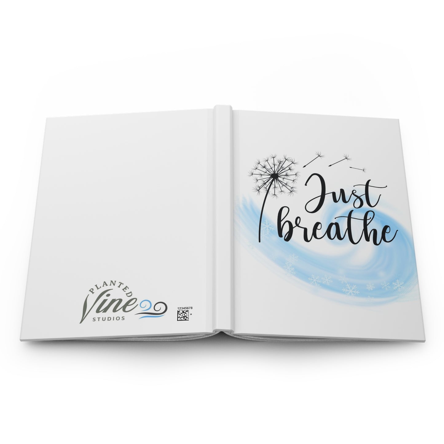 Just Breathe - Hardcover Journal Matte