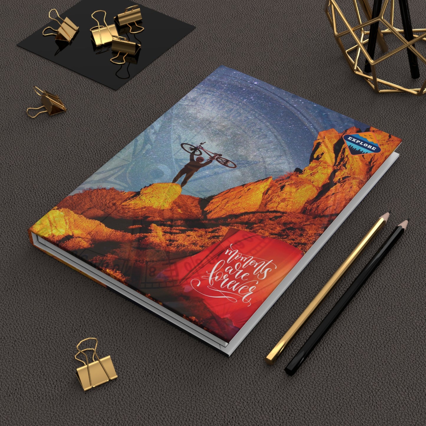 Moments are forever - Hardcover Journal Matte