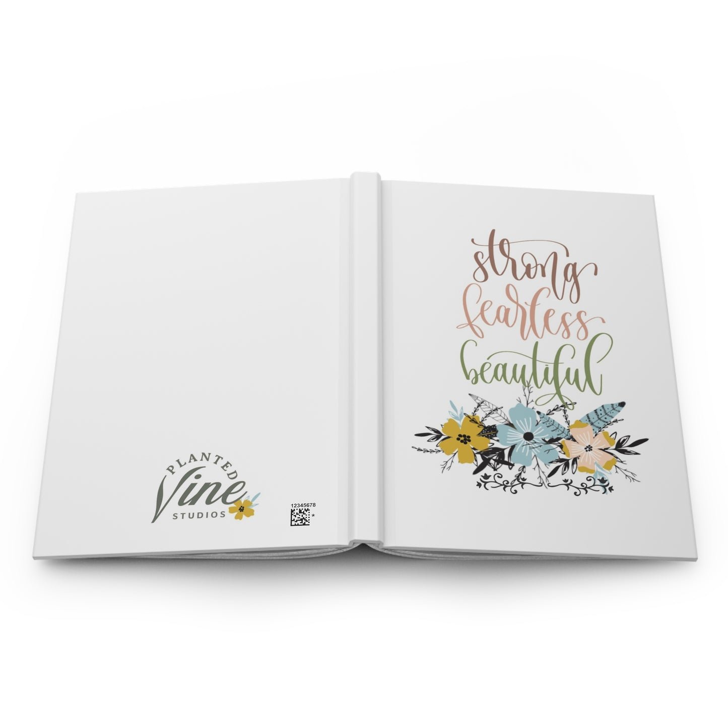 Strong Fearless Beautiful - Hardcover Journal Matte