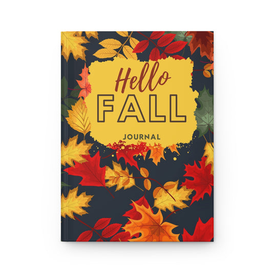 Hello Fall - Hardcover Journal Matte