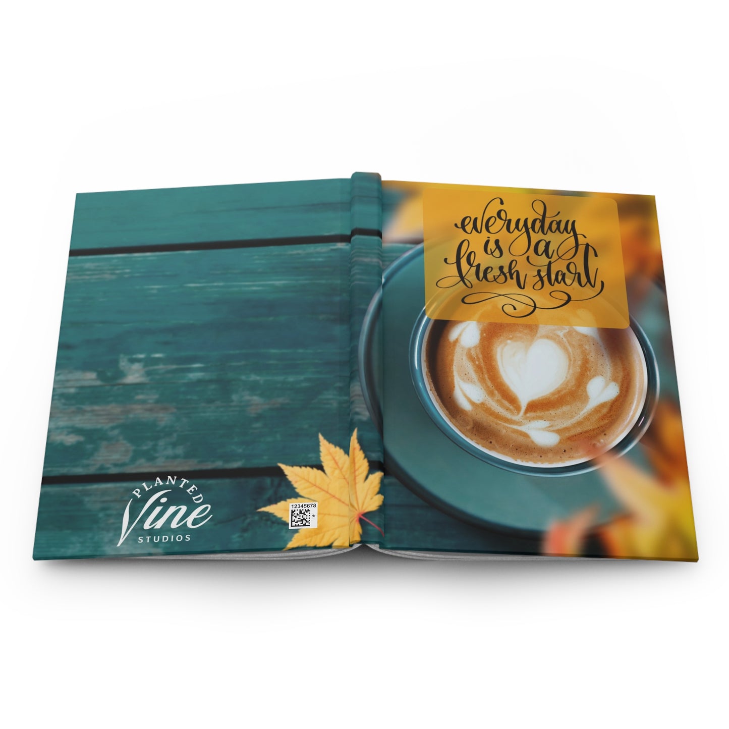 Every day is a fresh start - Hardcover Journal Matte