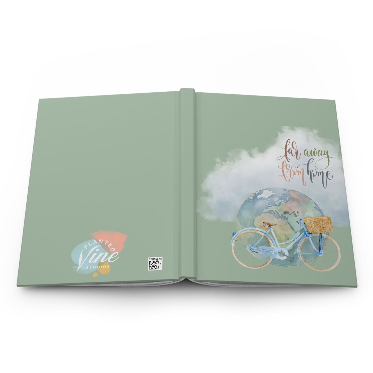 Far away from home travel journal - Hardcover Journal Matte