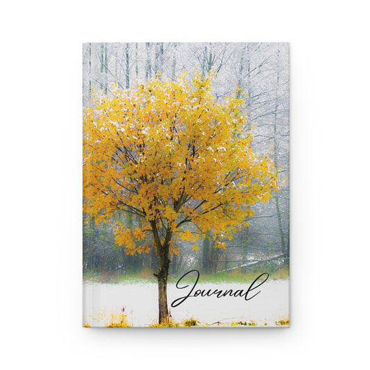 Beautiful Yellow Tree - Hardcover Journal Matte