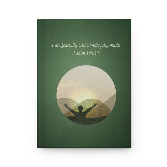 I am fearfully and wonderfully made - Hardcover Journal Matte