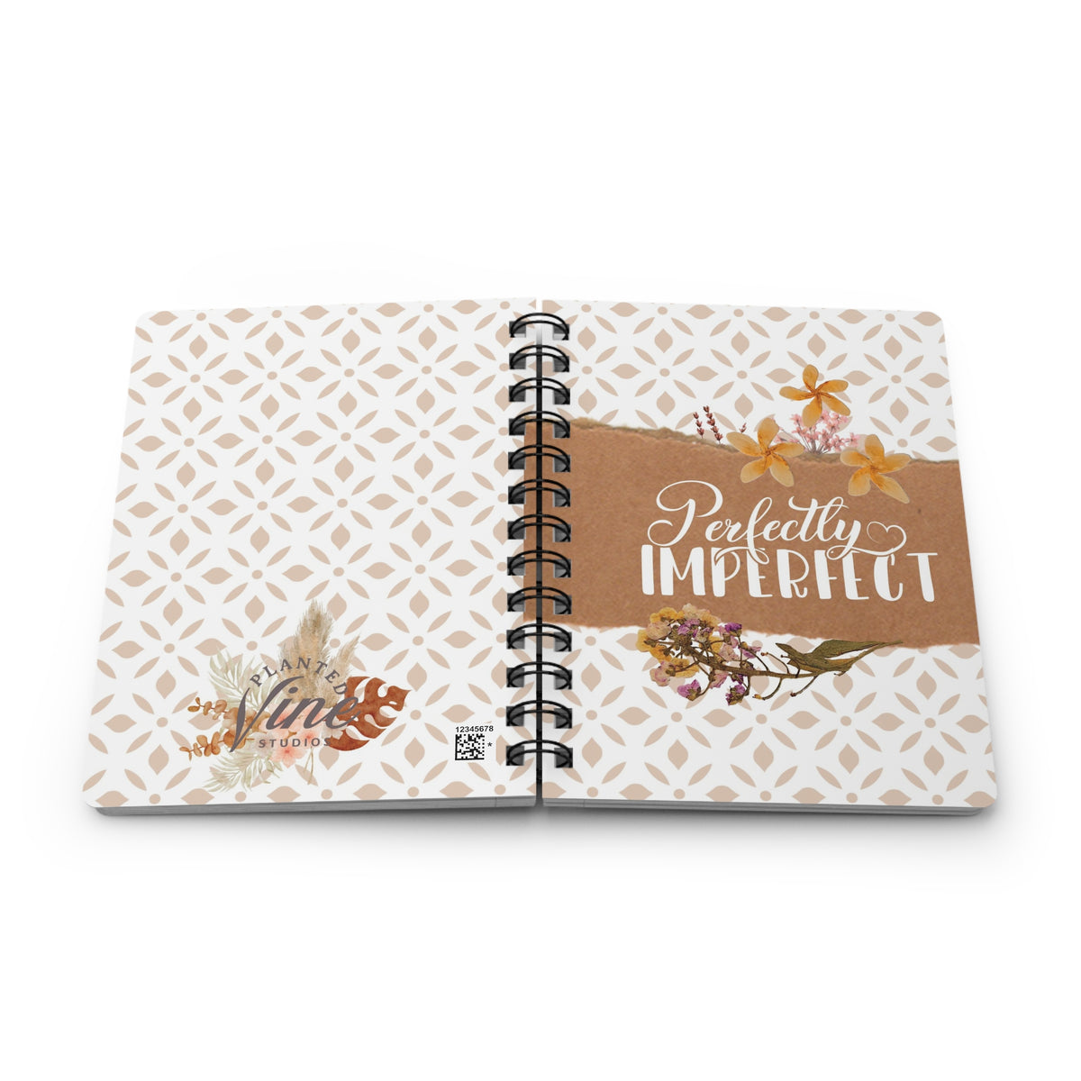 Perfectly Imperfect - Spiral Bound Journal/Notebook