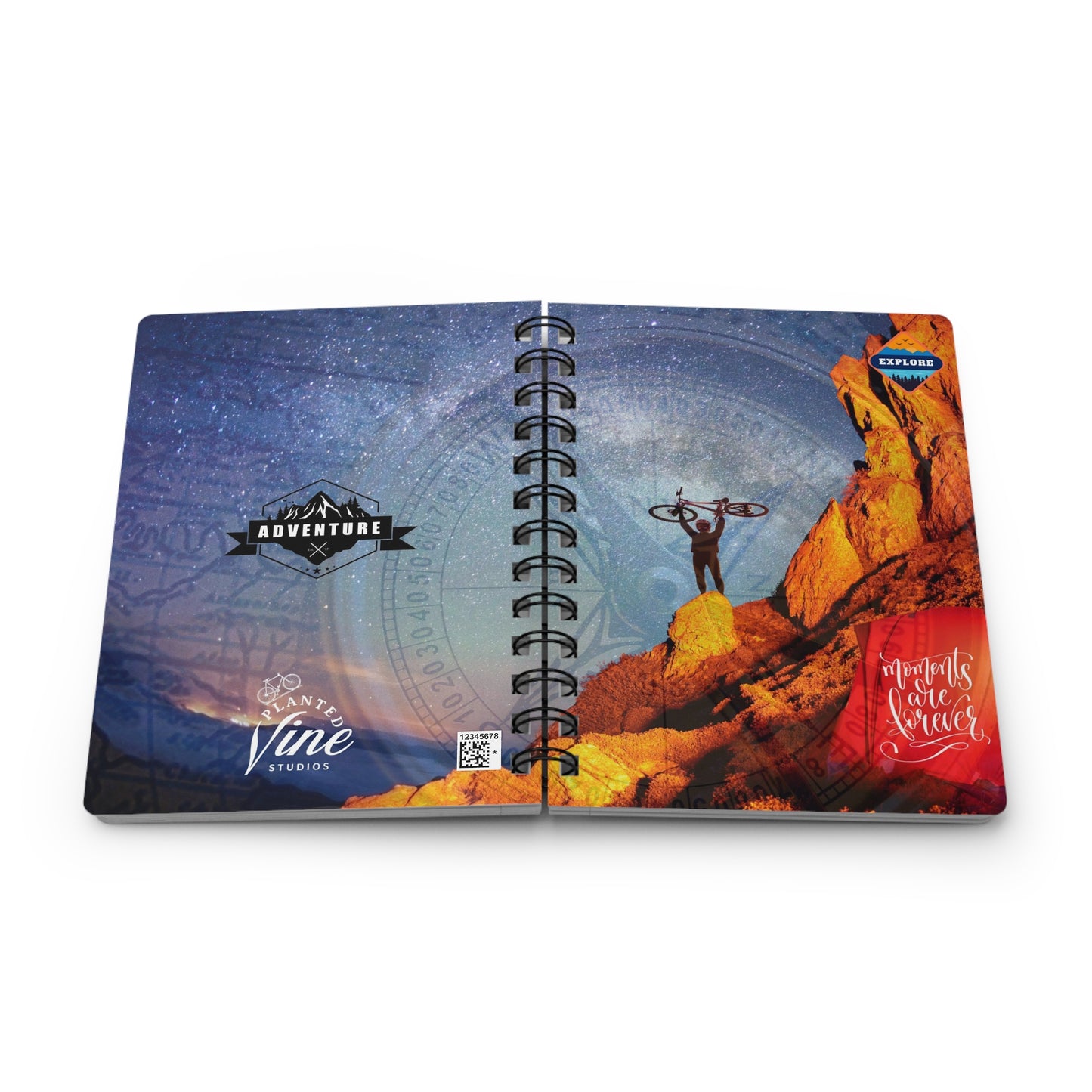 Moments Are Forever - Spiral Bound Journal/Notebook