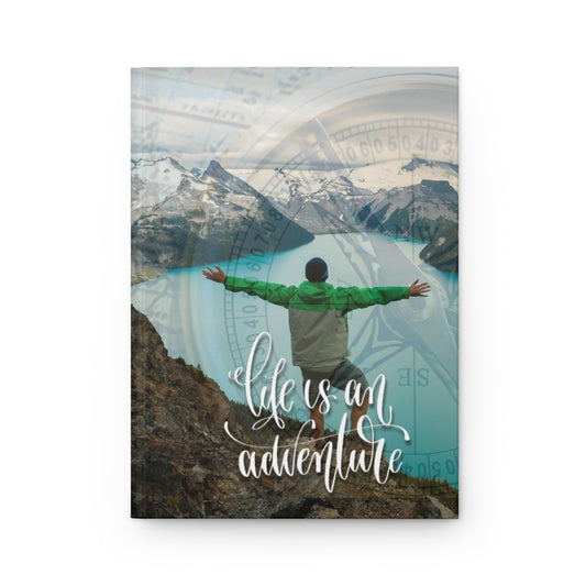 Life is an adventure - Hardcover Journal Matte