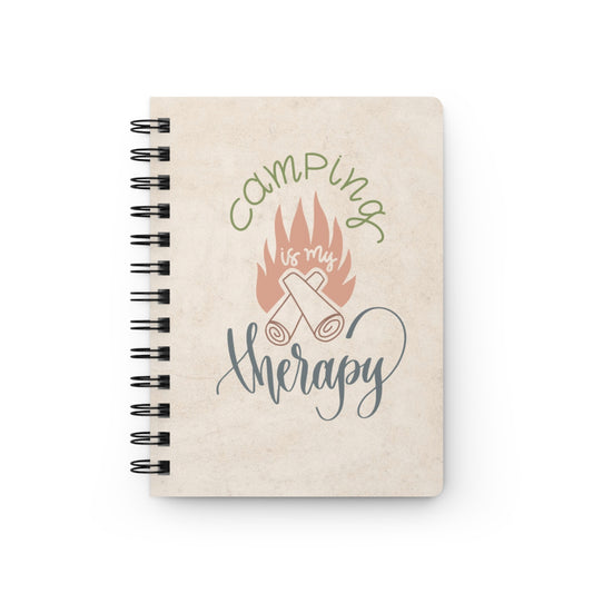 Camping Therapy - Spiral Bound Journal/Notebook
